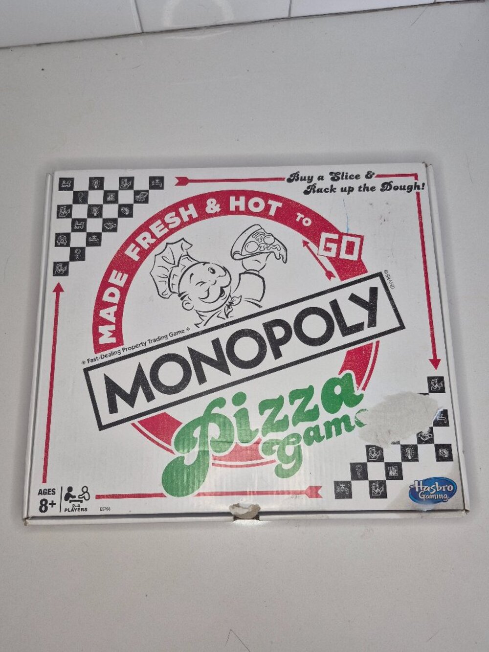 Monopoly Pizza Game Edition 99% Complete Board Game 2018 Hasbro